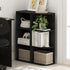 3-Tier 9.3 12 31.5 Furinno PASIR Book Shelf, Corner Bookshelf with Open Shelf, Standing Bookcase, x x for Organization