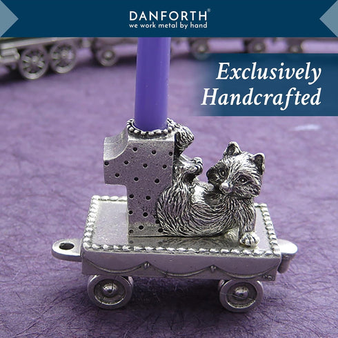 DANFORTH Birthday Train (7 - Fawn), Handcasted Pewter, Made in USA