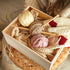 Spiareal Wooden Storage Box 15 x 12 x 7 Inches, Decorative Pine Crate with Hand Holes and Lid for Home Decor