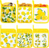 6 Pcs Pot Holders for Kitchen Heat Resistant Yellow Lemon Design Pot