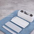 3-Slot, Counter YouCopia The Ledge Toothbrush Holder, Bathroom Vanity Organizer with Cord Slots, Removable Base