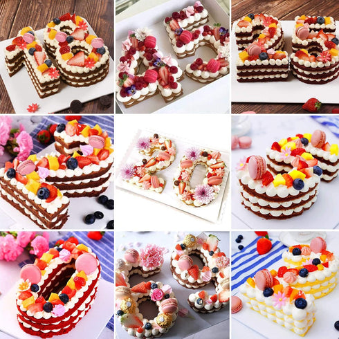 Silicone Number Cake Pan, Large 3D Baking Mold for 10 inch Number of 1&3, DIY Forms for Birthday and Wedding Anniversary