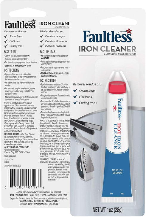 Faultless Starch 40110 - Faultless Hot Iron Cleaner (1oz, 28 Grams)