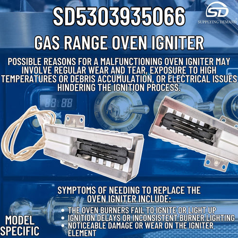 Supplying Demand 5303935066 Gas Range Oven Igniter Replacement