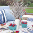 5pcs 29.5" Faux Jasmine Artificial Flowers - Tall White Floral Branches for Home Wedding Decoration