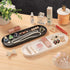 VanEnjoy White Ceramic Vanity Tray for Bathroom Counter, Long Narrow Tray for Kitchen Counter Soap Bottles