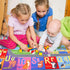 4x6 HOMORE Kids Educational Rug, Kids Collection Area Rug for Learning Alphabet, Numbers, Colors, Season and Animal