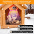 QRQ 200W-350W-500W 3-6-9-12H Chicken Coop Heater Adjustment Chicken Heater with UVA UVB Ligh Timer, Chicken House Dog