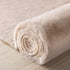 Ashler Ultra Soft Faux Rabbit Fur Rug, 3 x 3 Feet Round, Beige, Machine Washable Nursery Decor