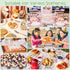 290 Pack 5 oz Plastic Dessert Cups with Lids, Clear Appetizer Cups with Spoons Square Mini Shooter Dessert Fruits Cups