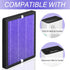 R1 HEPA Filter Replacement Compatible with YIOU R1 P1802 and Elechomes P1801, Deep Purple, 2 Pack