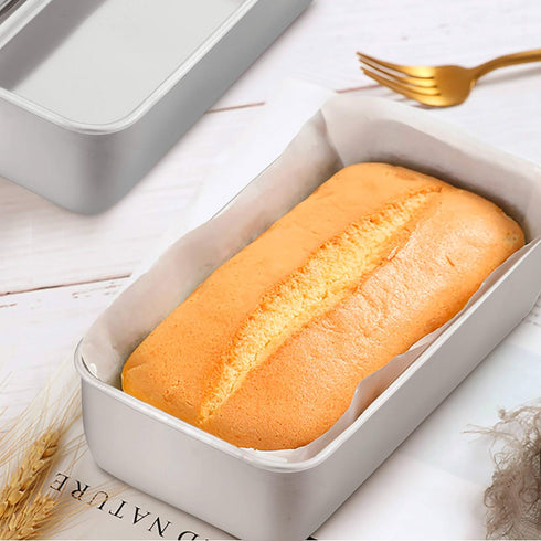 TeamFar Loaf Pans for Baking Bread - 9 × 5 Inch Stainless Steel Pans for Homemade Brownies, Set of 2, Healthy & Sturdy,