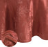 Elrene Home Fashions 70" x 70" Round Elegant Woven Leaves Jacquard Damask Tablecloth, Spice Red, Wrinkle Resistant