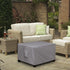 (34"x24"x17", Easy-Going Rectangle Patio Ottoman Cover, Waterproof Outdoor Ottoman Cover, Fade Resistant Patio Side