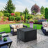 28.3 28.3 16.9 inch Patio Ottoman Cover Waterproof, x x Rectangular Outdoor Side Table Cover, Durable Outdoor Furniture