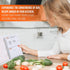 Recipe Binder with Plastic Sleeves - Hard Cover, Includes 40 Blank Cards and 8 Dividers