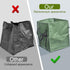 2-Pack 66 (25.5" 25.5" 27.5" Gallons Reusable Yard Waste Bags, Upgrade Heavy Duty Foldable Garden Leaf Bag Lawn Bags