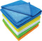 S&T INC. Dish Cleaning Cloths with Poly Scour Side, Microfiber Cleaning Cloths,