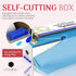 54in 100 Grandipity Plastic Tablecloth Roll - x Ft. Sky Blue Plastic Table Cloths for Parties Disposable with Cutter