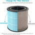 AP0601 Air Purifier Replacement Filters, 4-IN-1 High-Efficiency HEPA Filter (4 Pack)