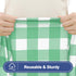 6 30"x72") Smiry Picnic Table Cover with Bench Covers, Waterproof Elastic Fitted Tablecloths for Foot Rectangle Tables