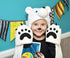 Kids Wearable Hooded Blanket by Fin Fun - Perfect for Boys & Girls