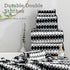 2 Set 16"x31" Set Hand Towel Black White Towel for Bathroom,Highly Absorbent & Quick Dry Hand Towel for Daily Use,Soft