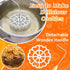 Bunuelos Mold, Aluminum Cookie Maker with Wooden Handle, Detachable Rosette Iron Molds Set for Kitchen Baking