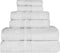 BNM Ultra-Soft Cotton Towel Set, 2 Bath Towels, 2 Hand Towels, 2