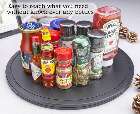 Famgee 16 Inch Lazy Susan Turntable Heavy Duty Rotating Swivel Stand Lazy Susan with Steel Ball Bearings for Flat Panel