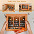 Pawnoc 200 1 3 1 Anxiety Bookshelf with Mini Books, Mini Library Decor, Shake Away Your Anxiety, Includes Bookshelf
