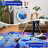 Mfmiudole 59"39.4" ABC Kids Rug for Playroom Ocean Rug Baby Play Mat Alphabet Carpet Sea Animal Number Shape Classroom
