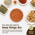JBK Pottery Terracotta Brown Sugar Saver - Handmade Terra Cotta Sugar Keeper with Decorative Discs, Made in the USA