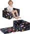 lasoftan Toddler Couch, 2-in-1 Soft Kids Couch Fold Out, Toddler Chair Comfy, Convertible