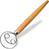 Danish Dough Whisk, Wooden Bread Whisk with Stainless Steel Dough Hook for Sourdough Bread Making