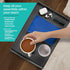 1 Count Modern Innovations Large Black Bedside Shelf for Bed, Clip On Nightstand with Cup Holder and Cord Holder