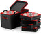 Premium Christmas Bauble Storage Box with Dividers - 128 Compartment Ornament Storage Box for Delicate Decorations