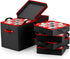Premium Christmas Bauble Storage Box with Dividers - 128 Compartment Ornament Storage Box for Delicate Decorations