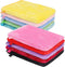 PHOGARY 10 PCS Microfiber Body Wash Mitts, Flannel Soft Face Mitten, Bath Spa