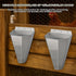 Bester 18 lbs, Large Chicken Cone for Butchering, Upgraded Thickened Stainless Steel Kill Cone, Flat-Back Killing Cone