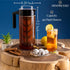 Mixpresso Cold Brew Maker for Iced Coffee and Tea, 44oz Glass Pitcher, Easy to Clean Reusable Mesh Filter