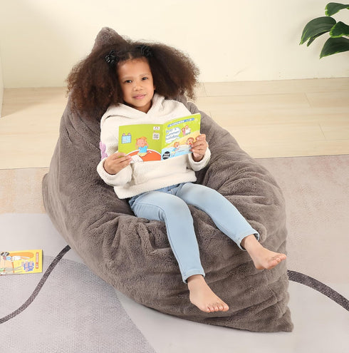MOMCAYWEX 3-in-1 Kids Bean Bag Chair, Gaint Pillow Mattress for Kids, 35"
