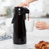 Copco Insulated Pump Pot with Handle, Large Capacity for Serving, 2 Quarts, Black