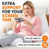 Cheer Collection Reading Pillow Chair - Chair Pillow with Arms and Detachable Neck Bolster for Bed & Couch - Machine
