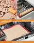 Silicone Baking Mat Set of 5, Nonstick & Reusable Bakeware Mats for Cookies, Macarons, Bread