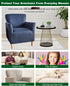 1-Piece Sofa,A16 CRFATOP Stretch Mid Century Modern Armchair Slipcover Accent Chair Covers with Arms Soft Chair