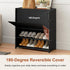 5 20 Closet, Shoe Rack, Tier Shoe Storage Cabinet with Door Pair Plastic Shoe Shelves Organizer for Entryway, Hallway