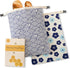 Augine Beeswax Bread Bags for Sourdough, Reusable Bread Bags for Homemade Bread, 2