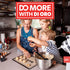 DI ORO Silicone Spatula, 600°F Heat-Resistant Rubber Kitchen Utensil, Black, Dishwasher Safe