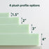 ZINUS 2 Inch Green Tea Memory Foam Mattress Topper, Smaller Convenient WonderBox Packaging, Pressure-Relieving Layers,